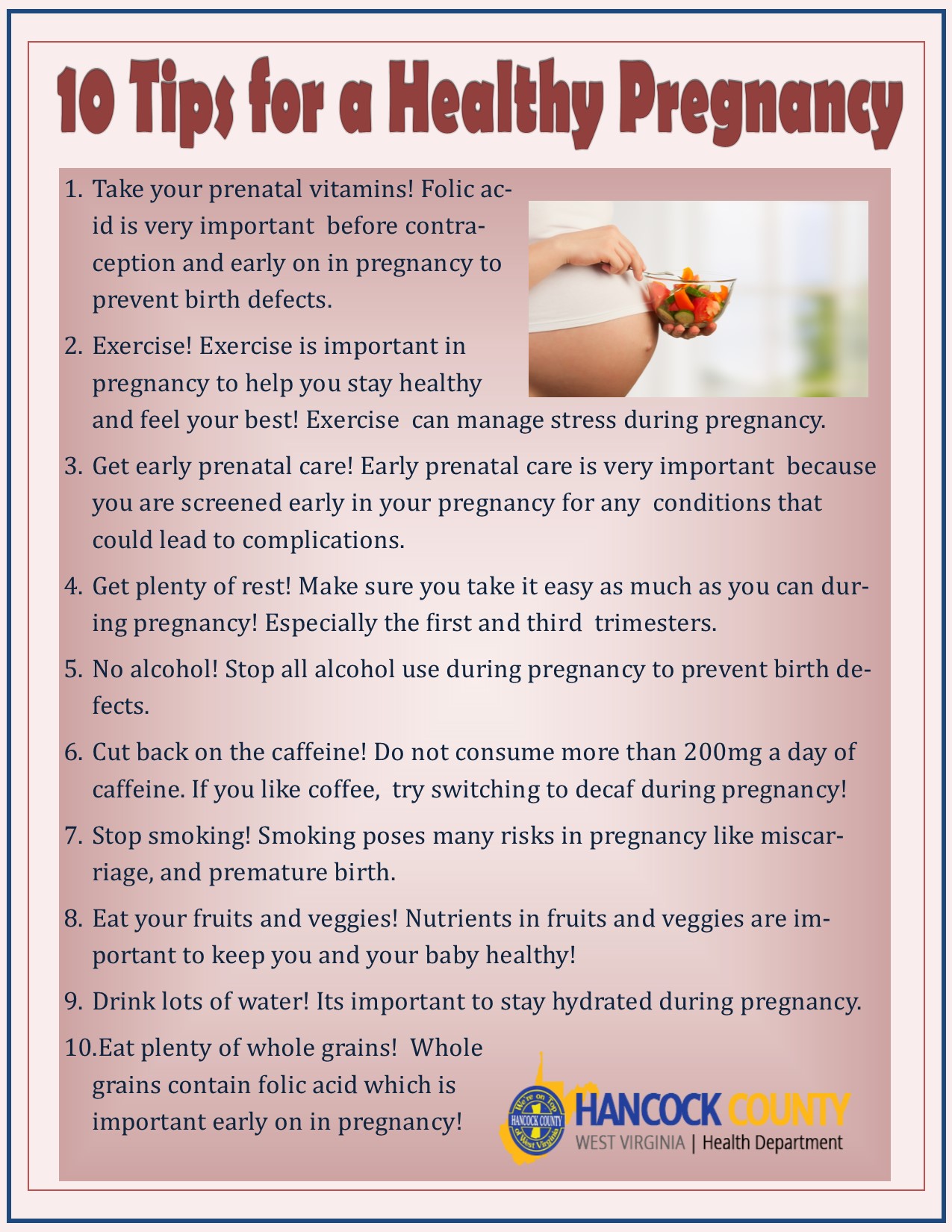 First Pregnancy Tips Advice